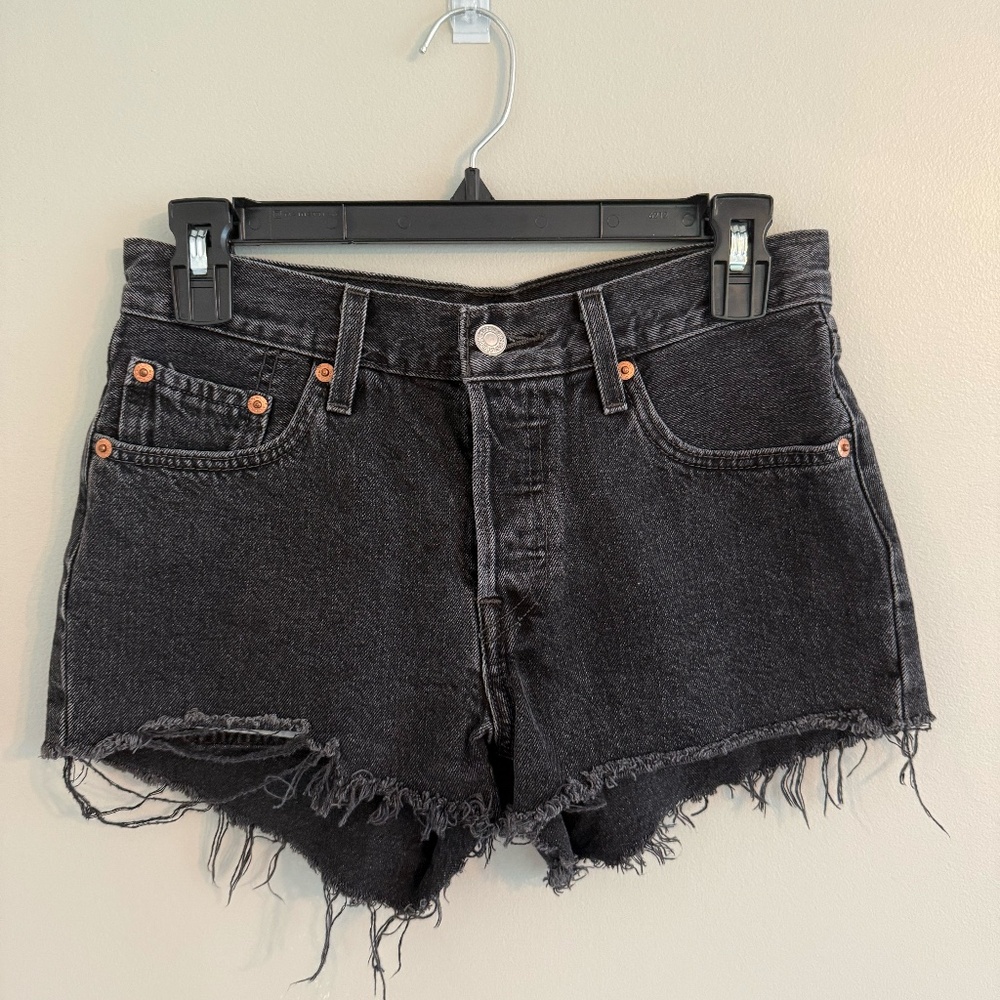 Levi's 501 Women's Black Shorts